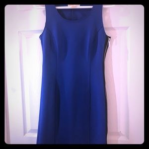 Michael Kors electric blue fitted dress